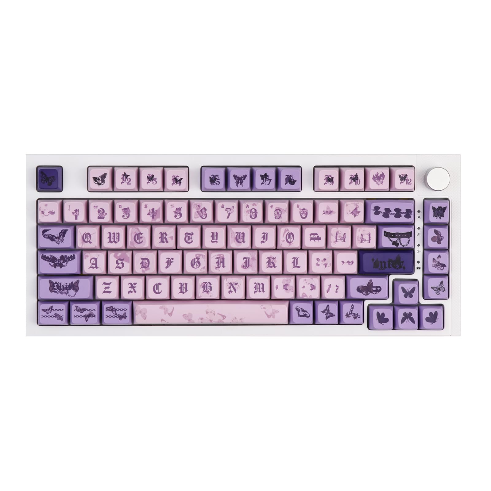 Amazon | EPOMAKER Butterfly 121キー PBTキーキャップ MDA